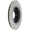 Centric Parts Sport Cross Drilled Brake Rotor, 128.45085L 128.45085L - alternate 2